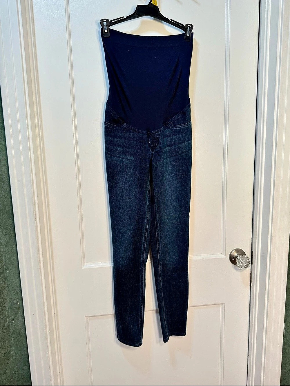 SPANX Skinny Maternity Jeans in Blue Small Like New